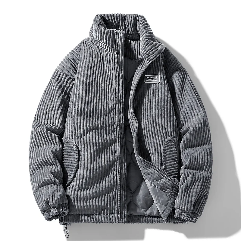 Men Winter Corduroy Puffer Jac - Streetwear Brand Clothing ulasan dan harga